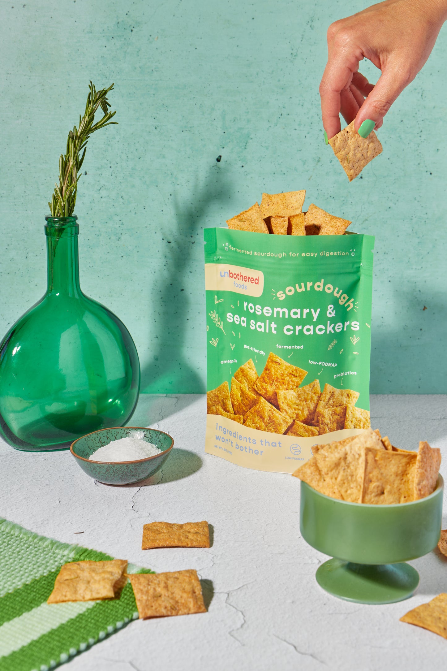 Rosemary & Sea Salt Crackers